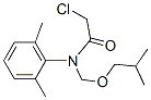 2-chloro-N-(2,6-dimethylphenyl)-N-(2-methylpropoxymethyl)acetamide Struktur