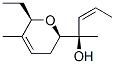 2H-Pyran-2-methanol,6-ethyl-3,6-dihydro-alpha,5-dimethyl-alpha-(1Z)-1-propenyl-,(alphaR,2R,6R)-(9CI) Struktur