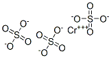 chromium(+3) cation trisulfate Struktur