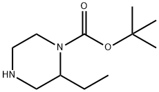 1-BOC-2-乙基哌嗪, 393781-71-0, 結(jié)構(gòu)式