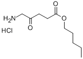 5-AMINO-4-OXOPENTANOIC ACID PENTYL ESTER HYDROCHLORIDE Struktur