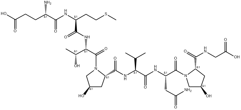 (HYP474,477)-ALPHA-FETOGLOBULIN (471-478) (HUMAN, LOWLAND GORILLA) Struktur