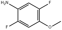 Benzenamine, 2,5-difluoro-4-methoxy- (9CI) Struktur