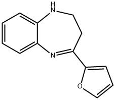 4-(2-FURYL)-2,3-DIHYDRO-1H-1,5-BENZODIAZEPINE Struktur