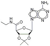 5'-EthylcarboxaMido-2',3'-isopropylidene Adenosine Struktur