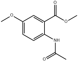 METHYL 5-METHOXY-N-ACETYLANTHRANILATE Structure