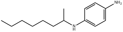 N-(1-Methylheptyl)-1,4-benzenediamine Struktur