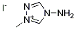 4-aMino-1-Methyl-4H-1,2,4-triazol-1-iuM iodide Struktur