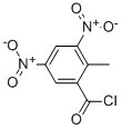 2-methyl-3,5-dinitrobenzoyl chloride Struktur