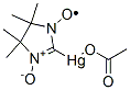 2-(acetoxymercuri)tetramethyl-2-imidazolin-1-yloxy-3-oxide Struktur