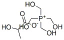 TETRAKIS(HYDROXYMETHYL)PHOSPHONIUM2-HYDROXYPROPIONATE Struktur