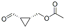 Cyclopropanecarboxaldehyde, 2-[(acetyloxy)methyl]-, (1S,2R)- (9CI) Struktur