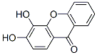 3,4-dihydroxyxanthone Struktur