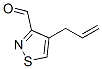 3-Isothiazolecarboxaldehyde, 4-(2-propenyl)- (9CI) Struktur