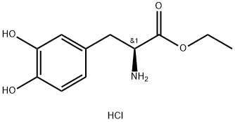 L-DOPA Ethyl Ester Hydrochloride Struktur