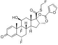 FLUTICASONE FUROATE Struktur