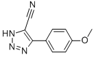 5-(4-METHOXY-PHENYL)-3H-[1,2,3]TRIAZOLE-4-CARBONITRILE Struktur