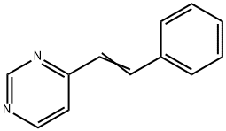 4-(Styryl)pyrimidine Struktur