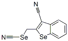 Selenocyanic acid [3-cyanobenzo[b]selenophen-2-yl]methyl ester Struktur