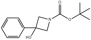 3-HYDROXY-3-PHENYLAZETIDINE-1-CARBOXYLIC ACID TERT-BUTYL ESTER Struktur