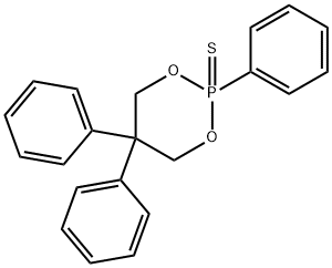 2,5,5-Triphenyl-1,3,2-dioxaphosphorinane 2-sulfide Struktur