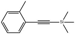 2-TRIMETHYLSILYLETHYNYLTOLUENE Struktur