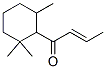 1-(2,2,6-Trimethylcyclohexyl)-2-buten-1-one Struktur