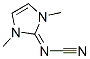 Cyanamide, (1,3-dihydro-1,3-dimethyl-2H-imidazol-2-ylidene)- (9CI) Struktur