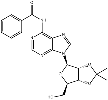 N6-Benzoyl-2',3'-isopropylideneadenosine Struktur