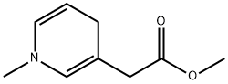 1,4-Dihydro-1-methyl-3-pyridineacetic acid methyl ester Struktur