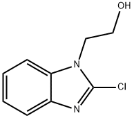 1H-Benzimidazole-1-ethanol,2-chloro-(9CI) Struktur