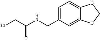 N-(1,3-BENZODIOXOL-5-YLMETHYL)-2-CHLOROACETAMIDE Struktur