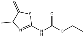 Carbamic  acid,  (4,5-dihydro-4-methyl-5-methylene-2-thiazolyl)-,  ethyl  ester  (9CI) Struktur