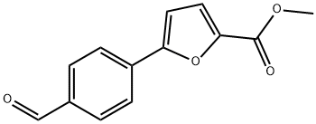 4-(5-(Methoxycarbonyl)furan-2-yl)benzaldehyde Struktur