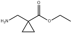 1-(AMINOMETHYL)-CYCLOPROPANECARBOXYLIC ACID ETHYL ESTER Struktur