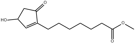 METHYL 7-[(3RS)-3-HYDROXY-5-OXOCYCLOPENT-1-ENYL]HEPTANOATE Structure