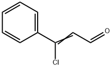 (Z)-3-chloro-3-phenyl-prop-2-enal Struktur