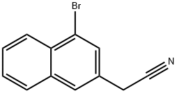 2-Naphthaleneacetonitrile, 4-broMo- Struktur