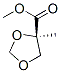 1,3-Dioxolane-4-carboxylicacid,4-methyl-,methylester,(4R)-(9CI) Struktur