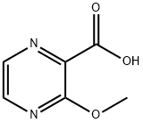 3-METHOXYPYRAZINE-2-CARBOXYLIC ACID Struktur