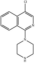 4-CHLORO-1-(PIPERAZIN-1-YL)ISOQUINOLINE Struktur