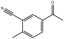 Benzonitrile, 5-acetyl-2-methyl- (9CI) Struktur