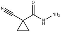 Cyclopropanecarboxylic acid, 1-cyano-, hydrazide (9CI) Struktur