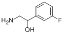 2-amino-1-(3-fluorophenyl)ethanol Struktur