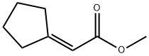 Cyclopentylideneacetic acid methyl ester Struktur