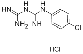 1-(4-CHLOROPHENYL)BIGUANIDE HYDROCHLORIDE Struktur