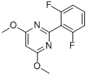 2-(2,6-DIFLUOROPHENYL)-4,6-DIMETHOXYPYRIMIDINE Struktur