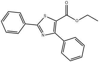 ETHYL 2,4-DIPHENYL-1,3-THIAZOLE-5-CARBOXYLATE Struktur