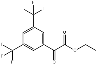 ETHYL 2-[3,5-BIS(TRIFLUOROMETHYL)PHENYL]-2-OXOACETATE Struktur