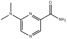 6-(Dimethylamino)pyrazinecarboxamide Struktur